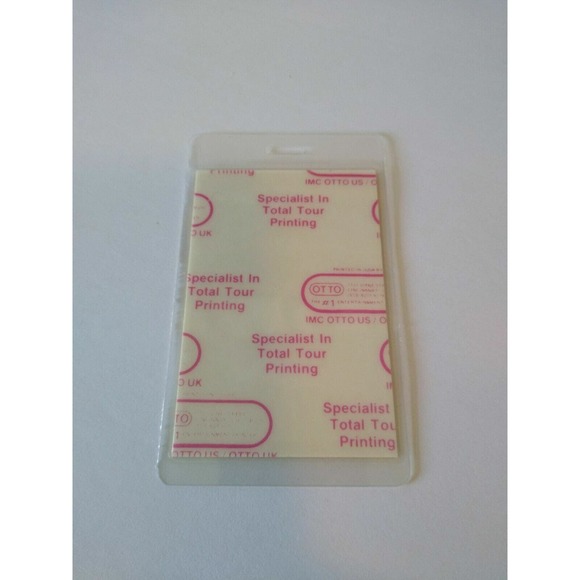 Ringo Starr Backstage Concert Pass 1989 Original Rock Pop Music The Beatles - Picture 5 of 5